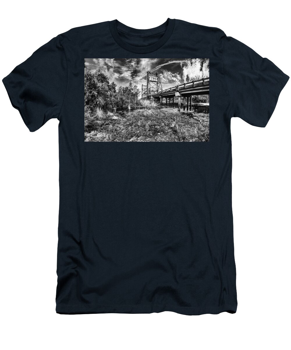 East Pearl River T-Shirt featuring the photograph Bridge Life 2 by Raul Rodriguez