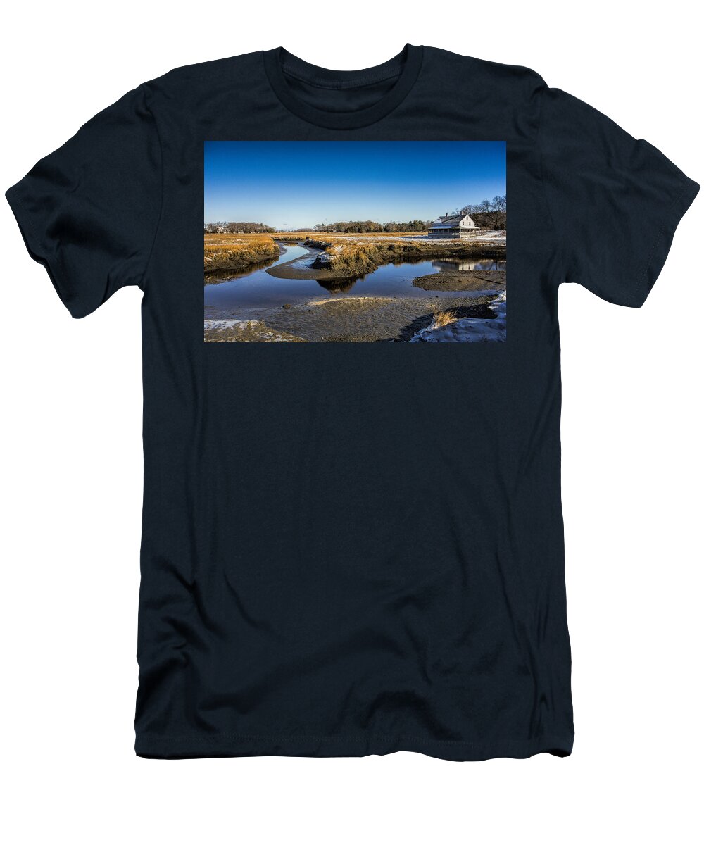 Essex T-Shirt featuring the photograph Burnham House by Stoney Stone