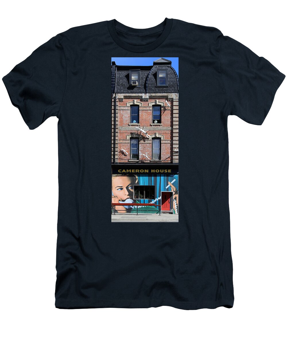 Toronto T-Shirt featuring the photograph Cameron House 2 by Andrew Fare