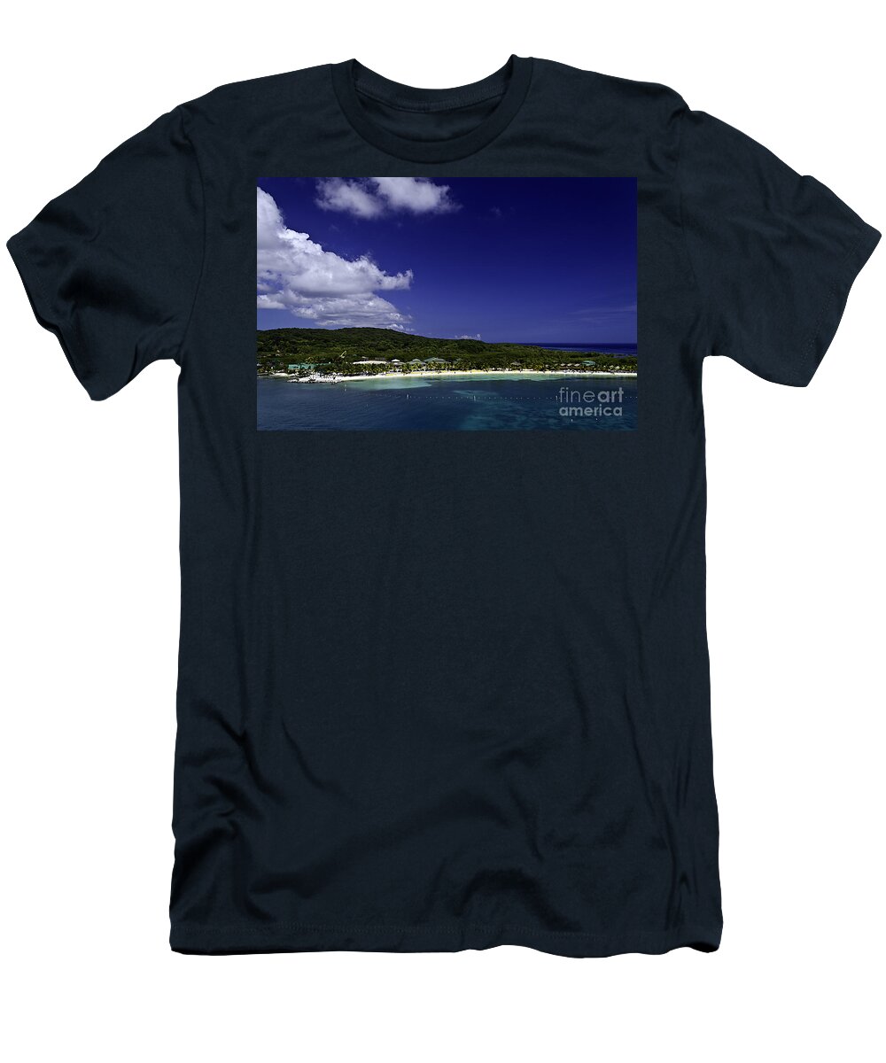 Caribbean T-Shirt featuring the photograph Caribbean Breeze nine by Ken Frischkorn