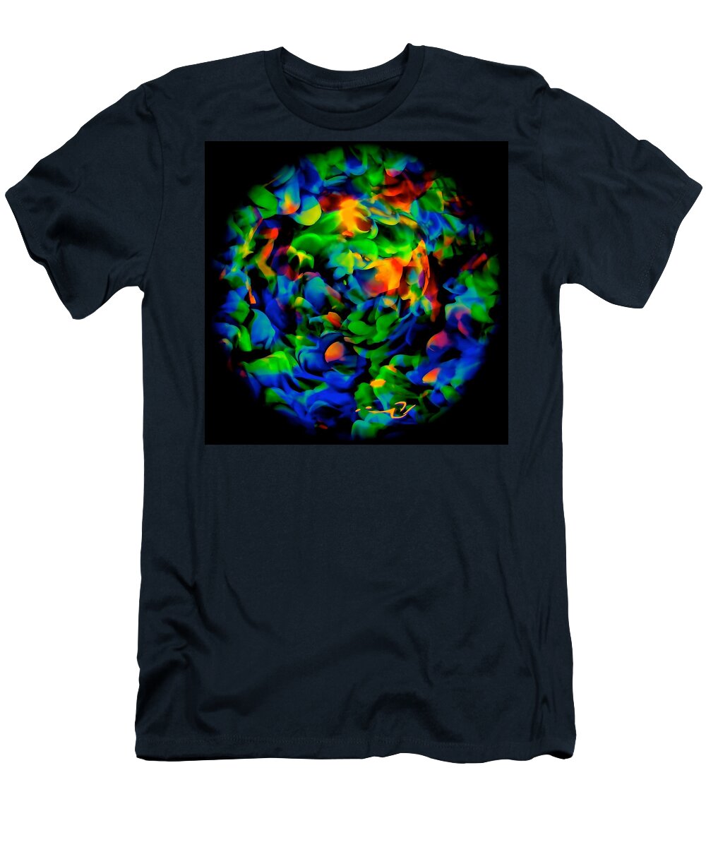 Rainbow T-Shirt featuring the photograph Chaos Rainbow by Tim G Ross