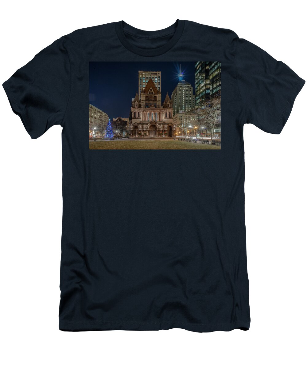  T-Shirt featuring the photograph Christmas in Copley by Bryan Xavier