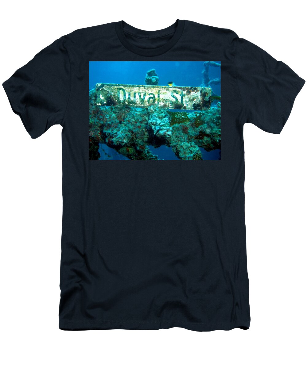 Duval T-Shirt featuring the photograph Duval Street by Amy McDaniel