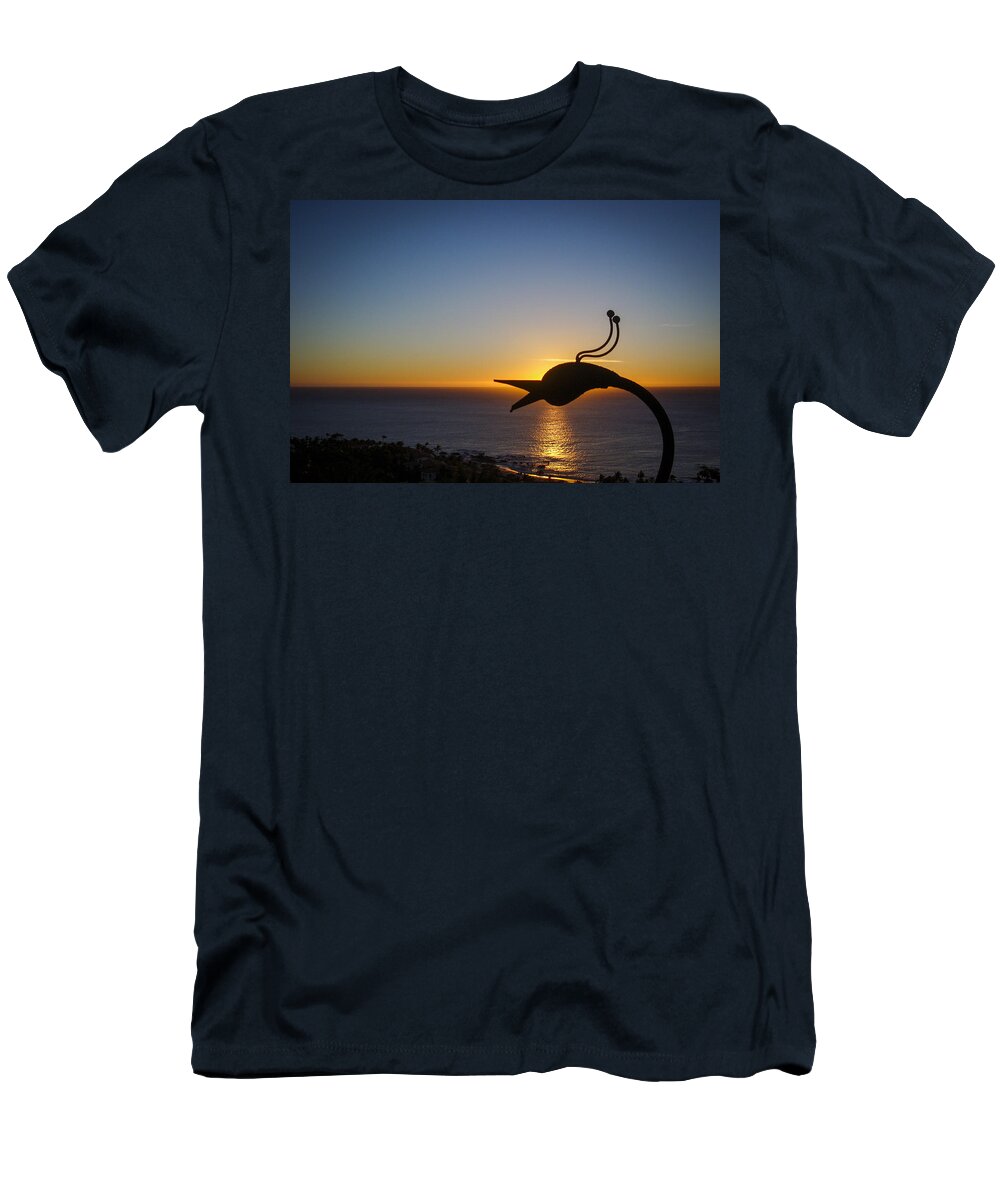 Cabo San Lucas T-Shirt featuring the photograph Early Morning Silhouette by Jean Noren