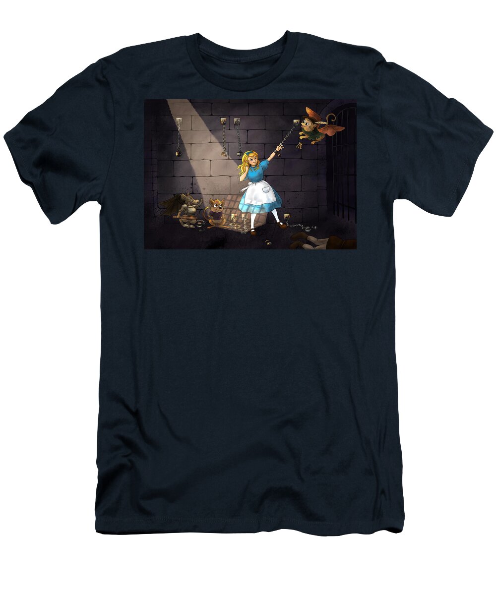 Wurtherington T-Shirt featuring the painting Escape by Reynold Jay