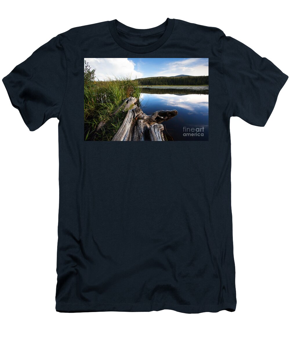 Red Rock Lake Photograph T-Shirt featuring the photograph Evening at Red Rock Lake by Jim Garrison