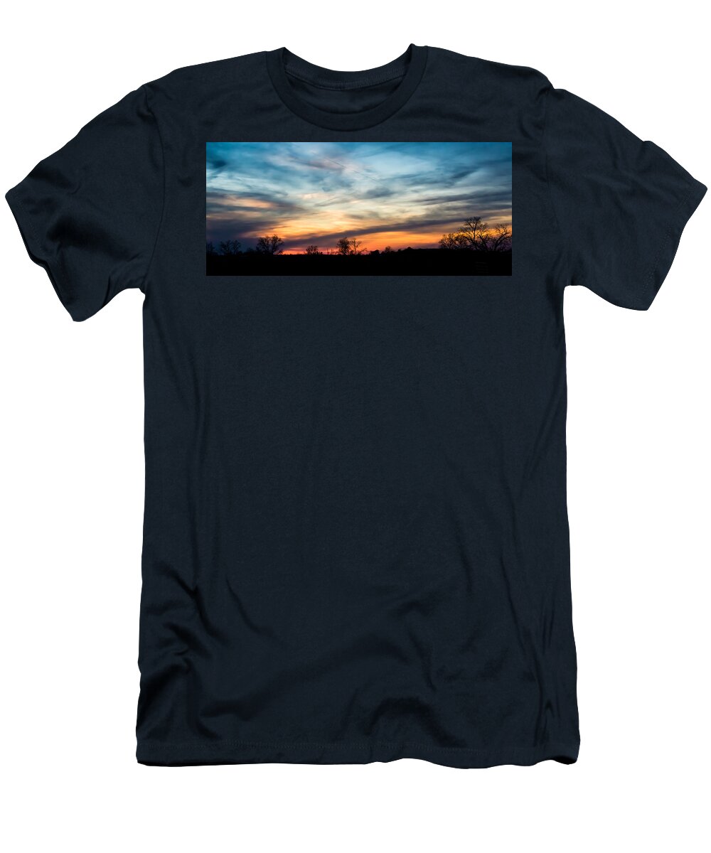 Sky T-Shirt featuring the photograph Evening Sky by Holden The Moment