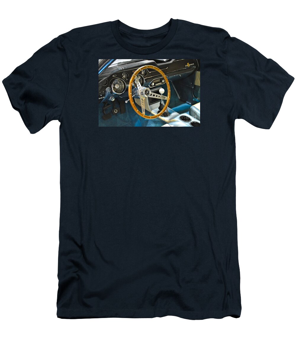 Ford T-Shirt featuring the photograph Ford Mustang Shelby by Pamela Walrath