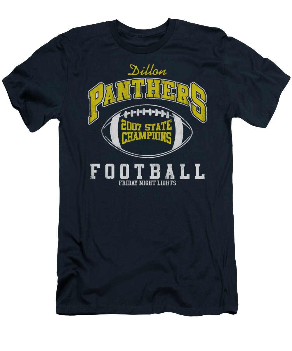 Friday Night Lights T-Shirt featuring the digital art Friday Night Lights - State Champs by Brand A
