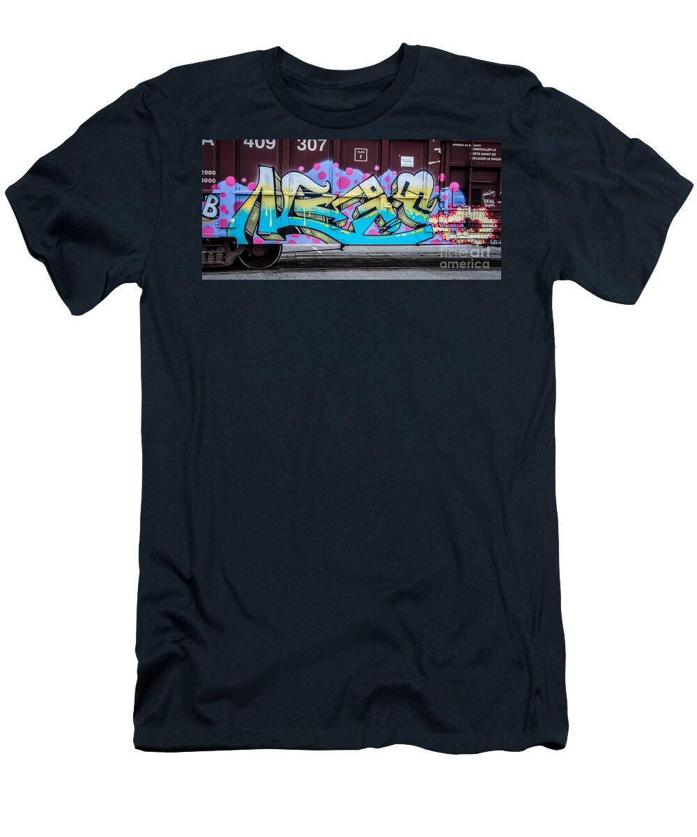 Graffiti T-Shirt featuring the photograph Graffiti 3 by Ronald Grogan