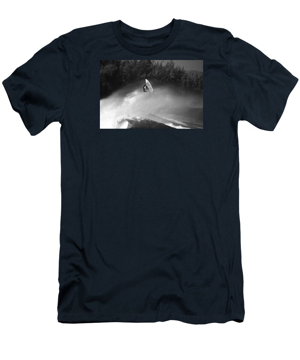 Black And White T-Shirt featuring the photograph High Flyer by Sean Davey