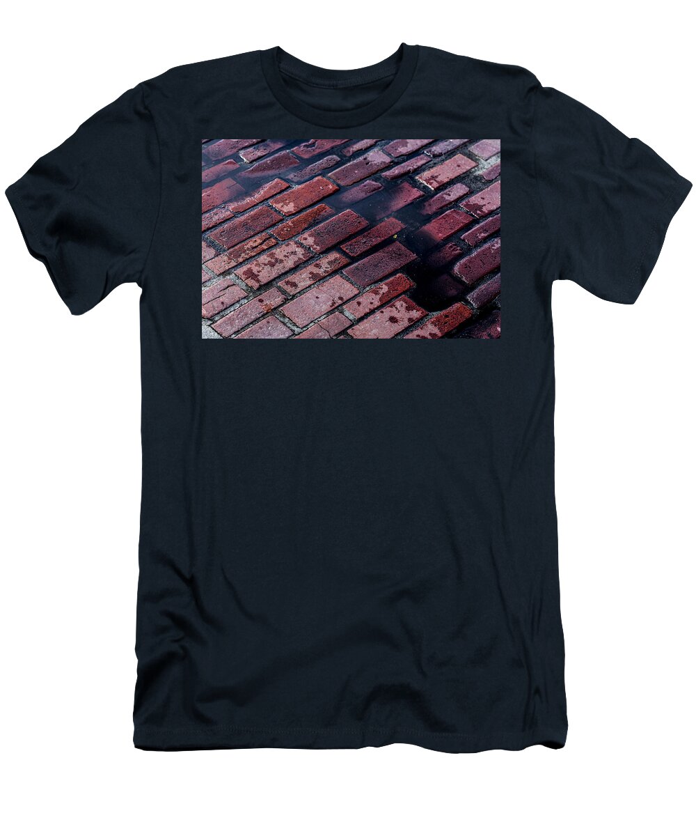 Andrew Pacheco T-Shirt featuring the photograph Hit The Bricks by Andrew Pacheco
