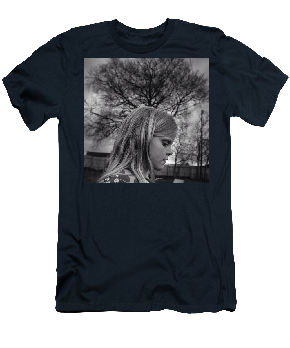 Beautiful T-Shirt featuring the photograph In The Backyard by Aleck Cartwright