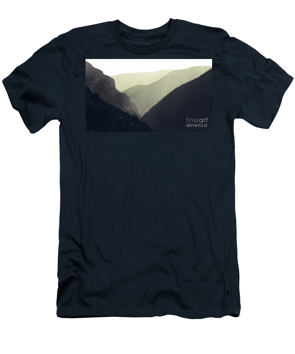 Mountains T-Shirt featuring the photograph Interleaving Giants by Dana DiPasquale