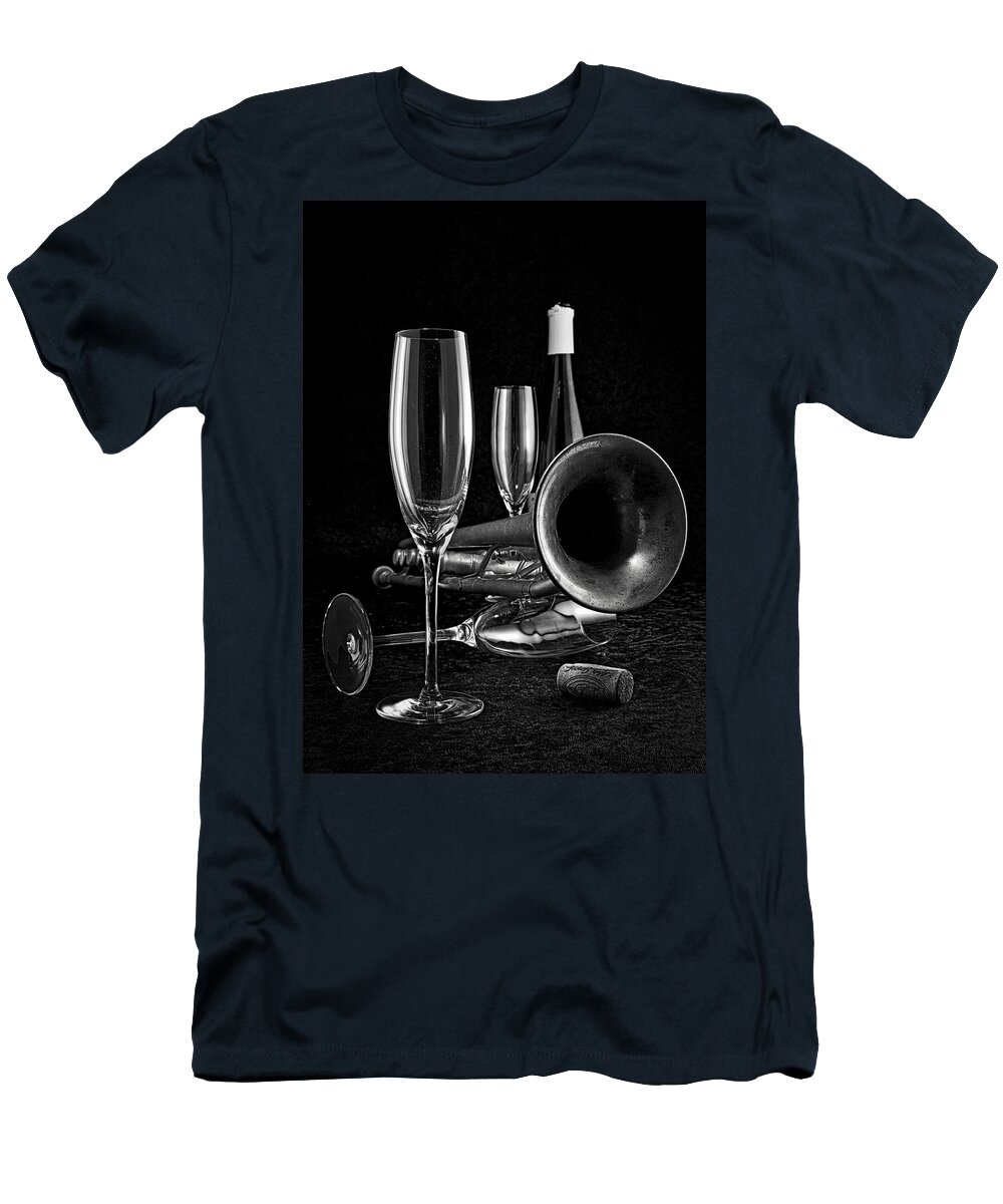 Glasses T-Shirt featuring the photograph Intermission Riff by Elf EVANS