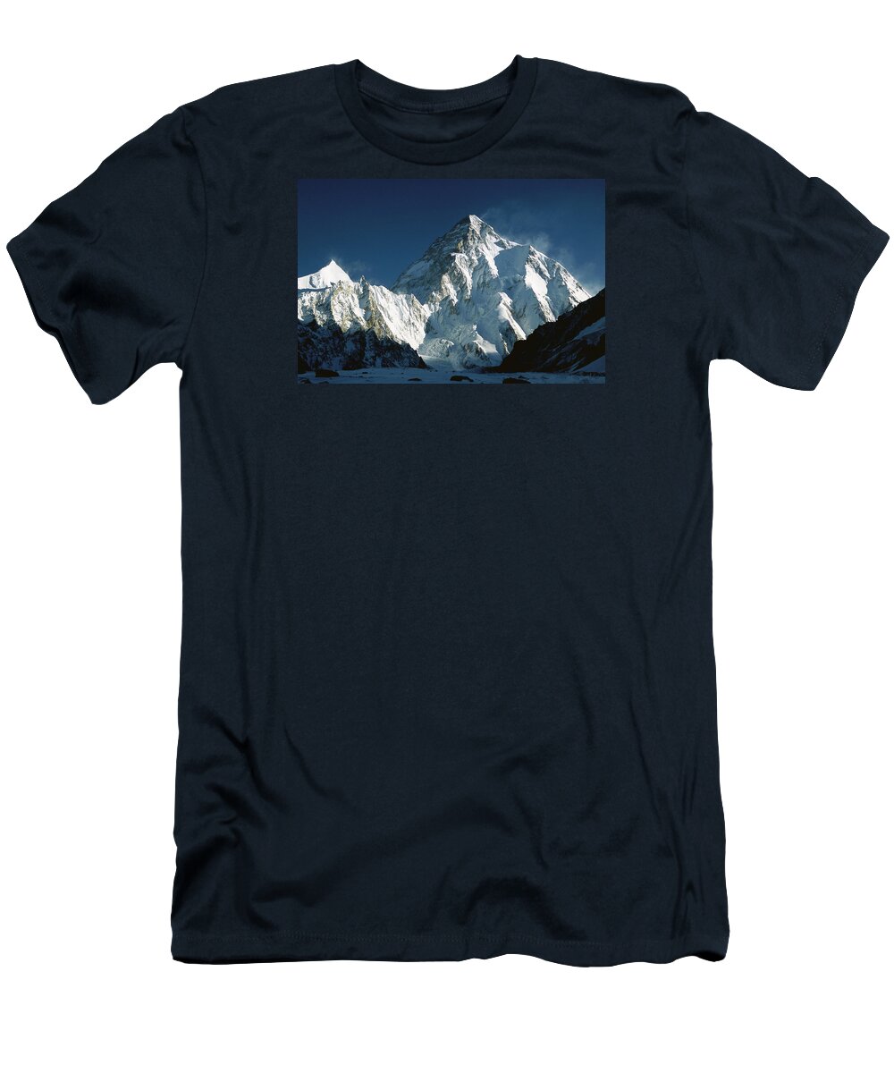 00260216 T-Shirt featuring the photograph K2 At Dawn by Colin Monteath