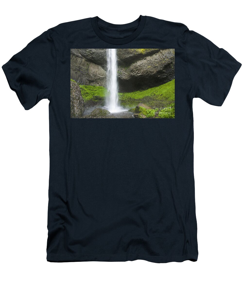 Waterfall T-Shirt featuring the photograph Latourelle Falls 8 by Rich Collins