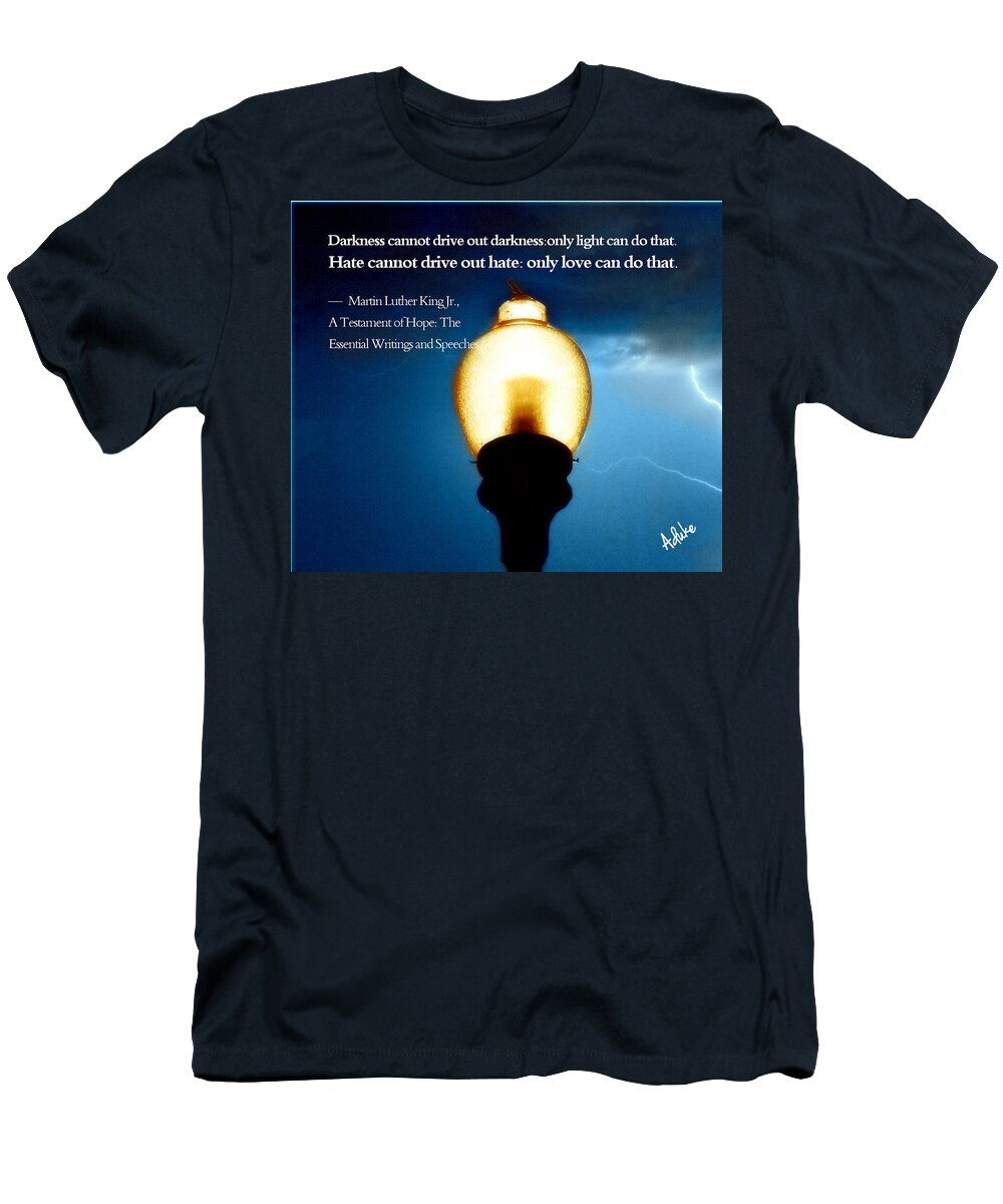 Photograph T-Shirt featuring the photograph Light and Darkness by Maria Aduke Alabi