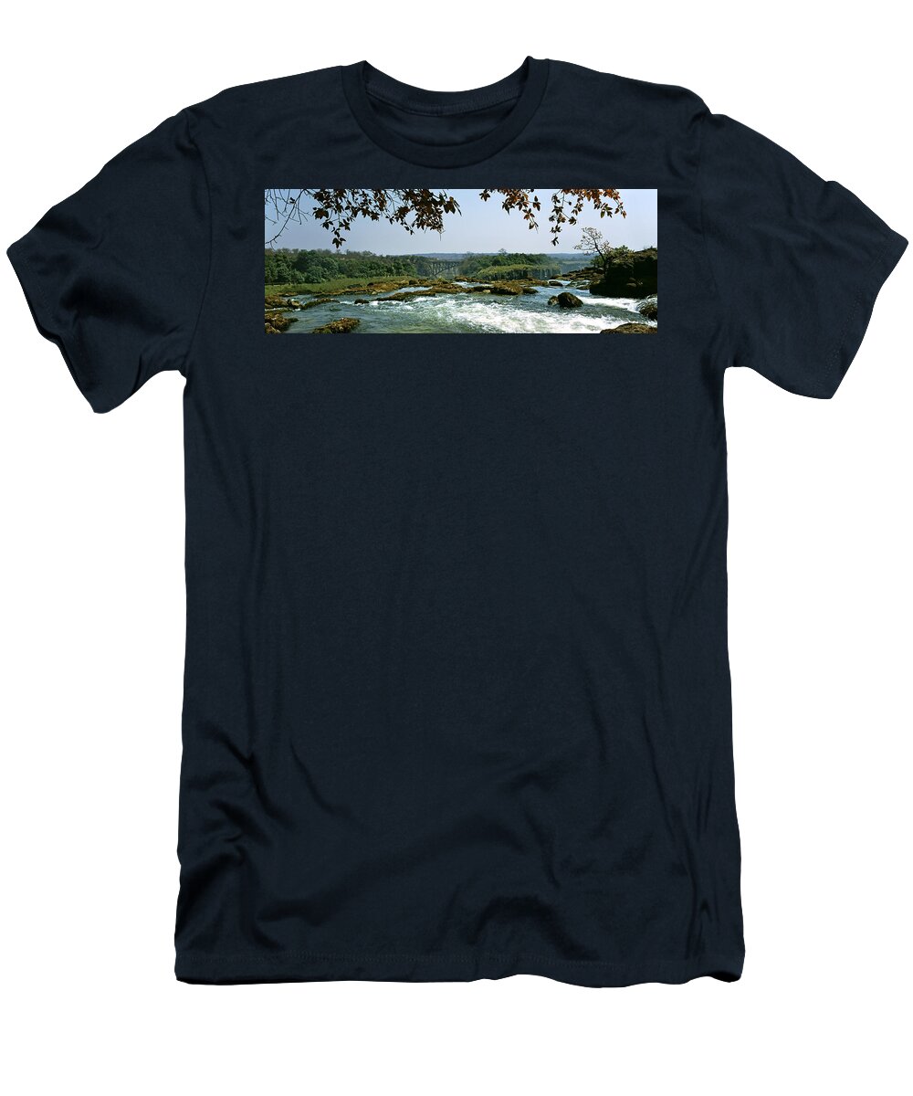 Photography T-Shirt featuring the photograph Looking Over The Top Of The Victoria by Panoramic Images