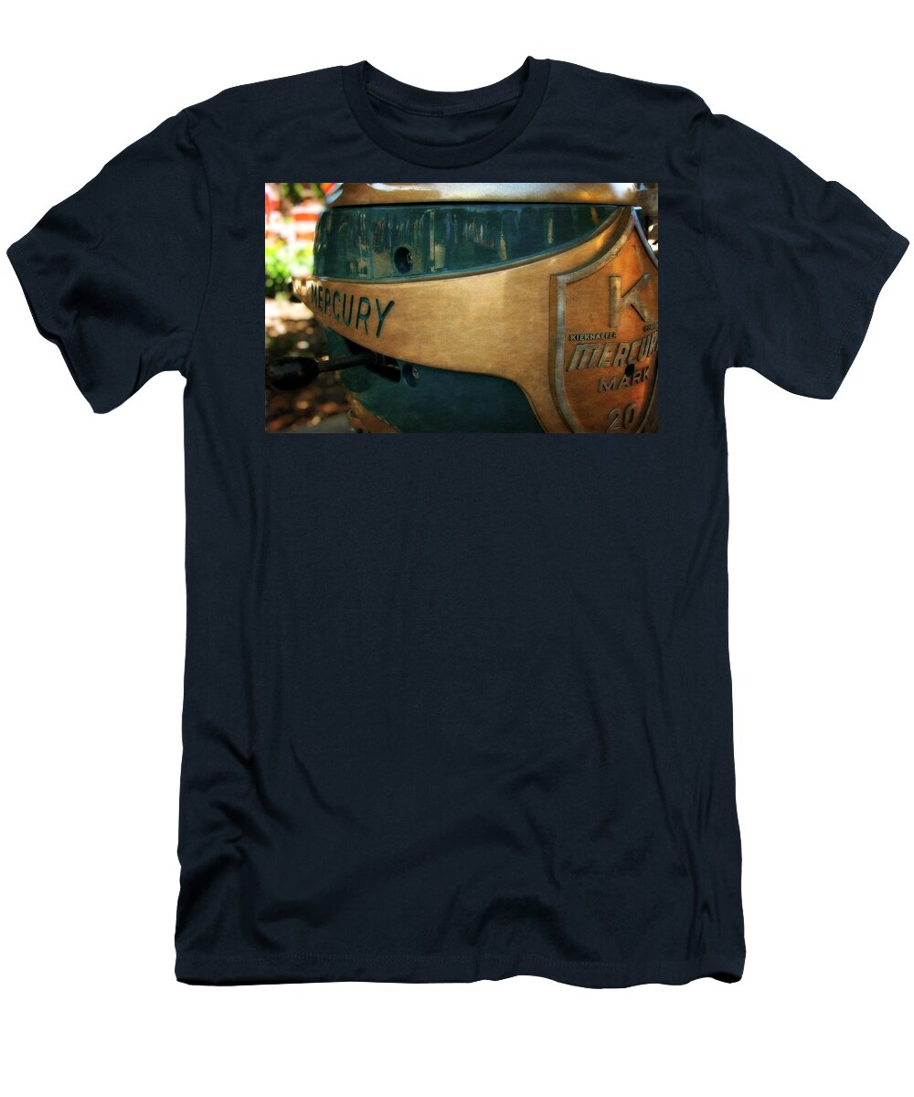 Classic T-Shirt featuring the photograph Mercury Mark 20 Outboard Motor by Michelle Calkins