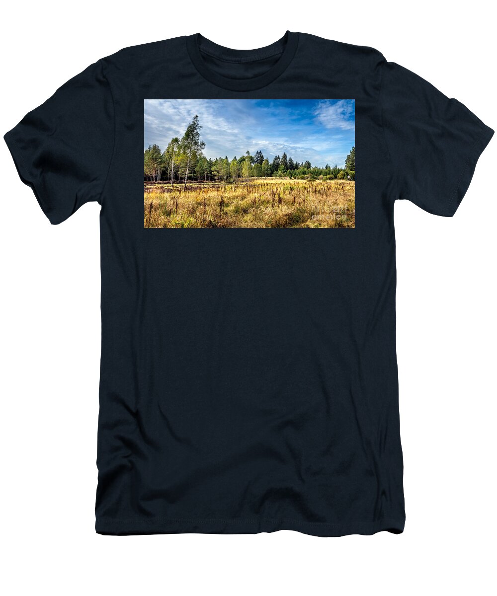 Moorlands T-Shirt featuring the photograph Wetlands in the Black Forest by Bernd Laeschke