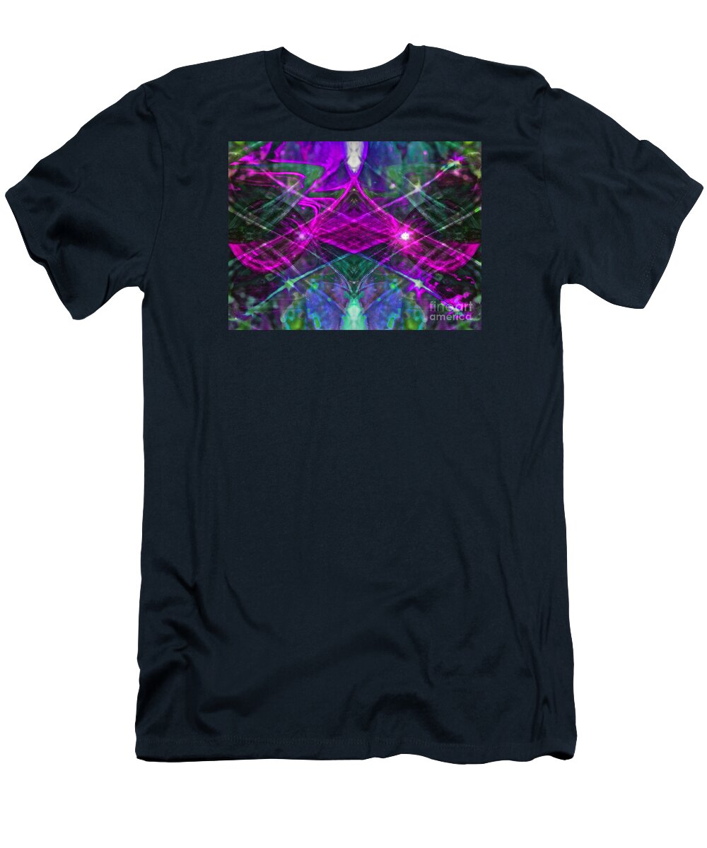 Abstract T-Shirt featuring the photograph Multiplicity Universe 2 by Chris Anderson