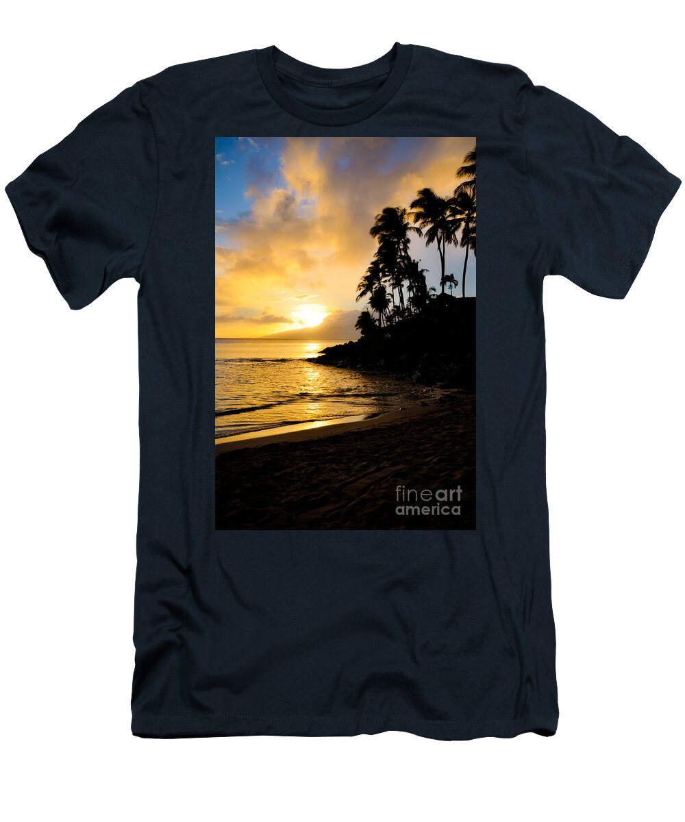 Napili Bay T-Shirt featuring the photograph Napili Sunset Evening by Kelly Wade