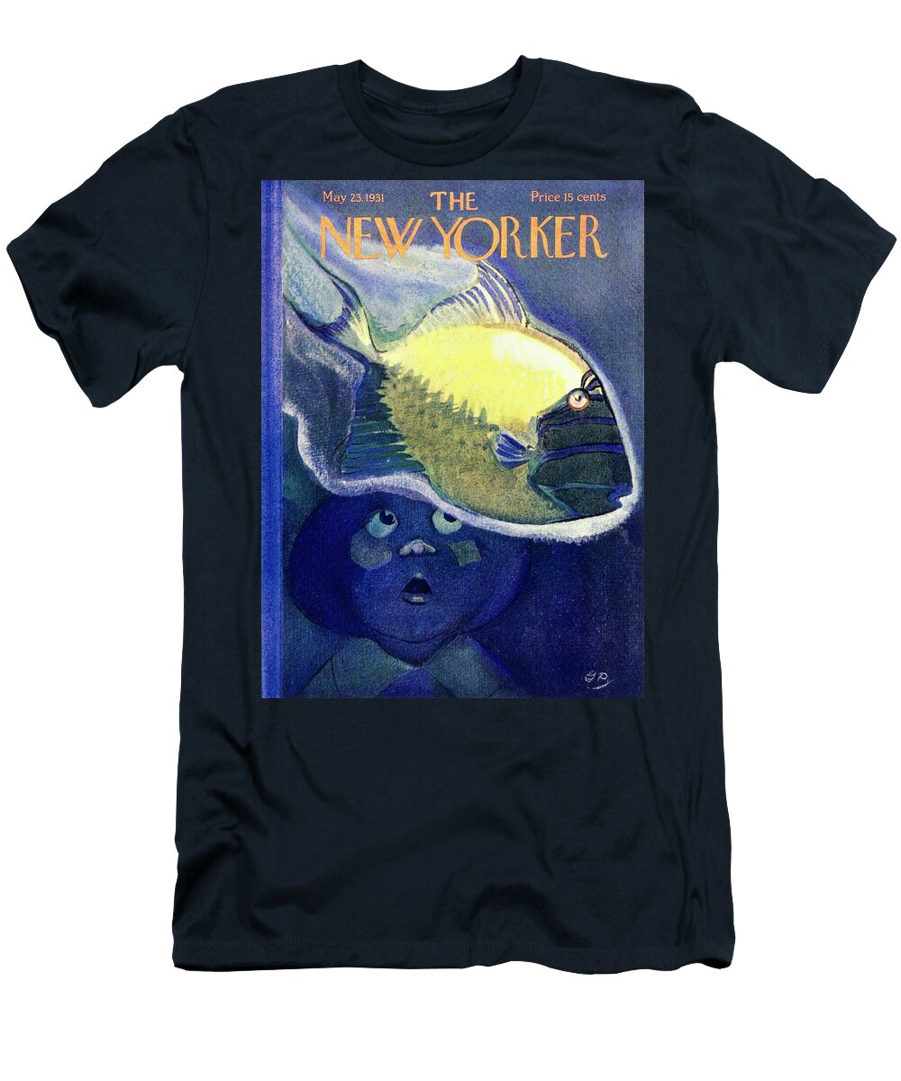 Illustration T-Shirt featuring the painting New Yorker May 23 1931 by Garrett Price
