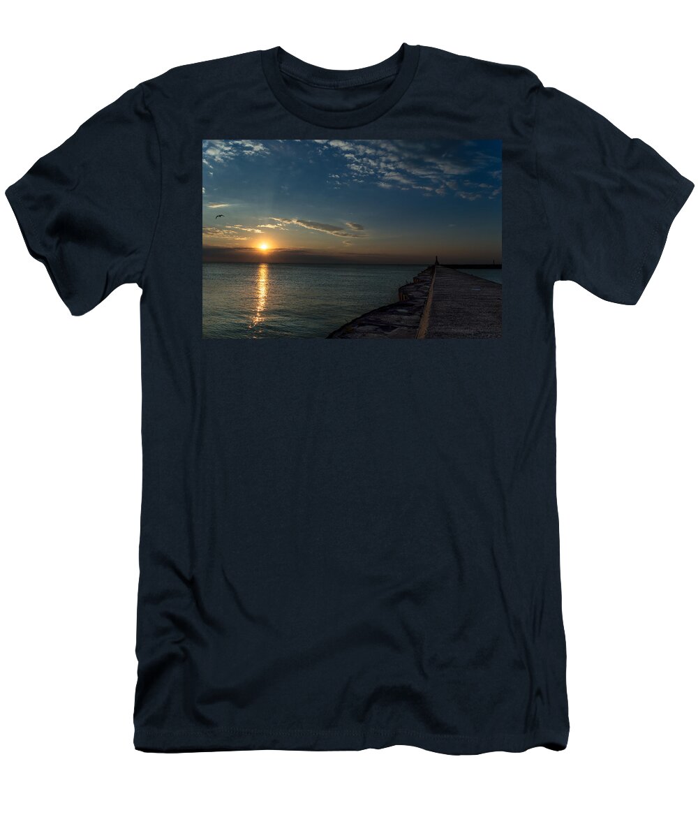 Sunrise T-Shirt featuring the photograph October Sunrise by James Meyer