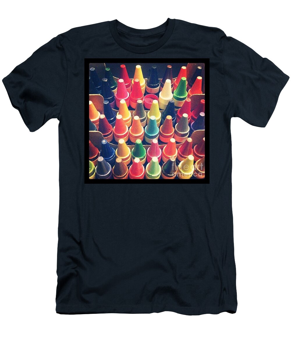 Crayons T-Shirt featuring the photograph Odd Man Out by Denise Railey