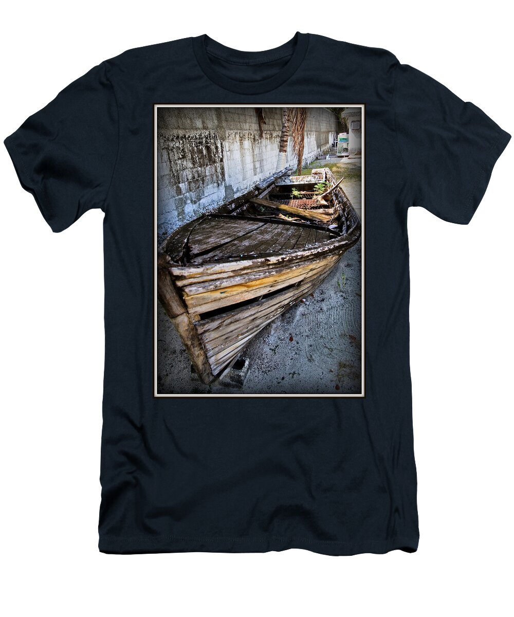 Boat T-Shirt featuring the photograph Old Boat by Farol Tomson