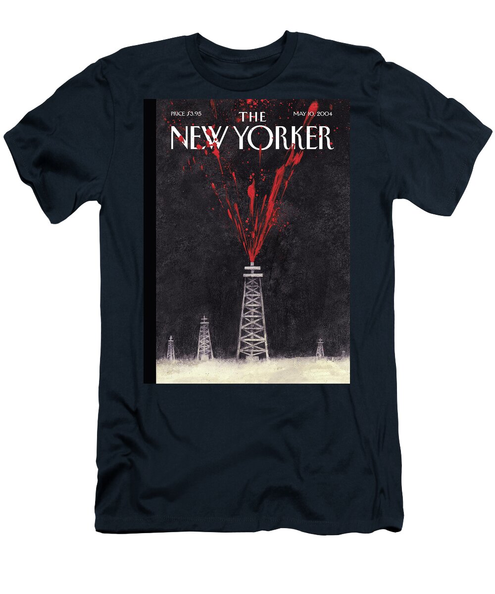 Regional T-Shirt featuring the painting Open Wound by Ana Juan