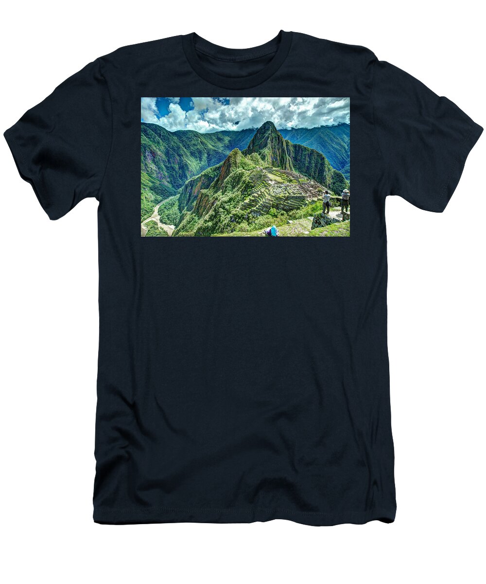 Landscape T-Shirt featuring the photograph Palace in the Sky by Richard Gehlbach