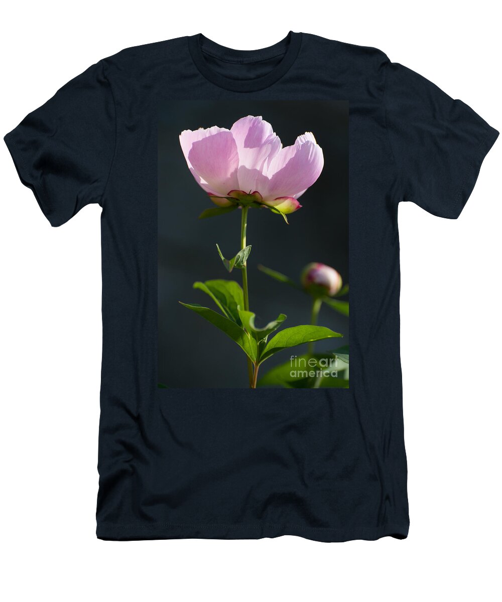 Poeny T-Shirt featuring the photograph Pink Peony by Bianca Nadeau