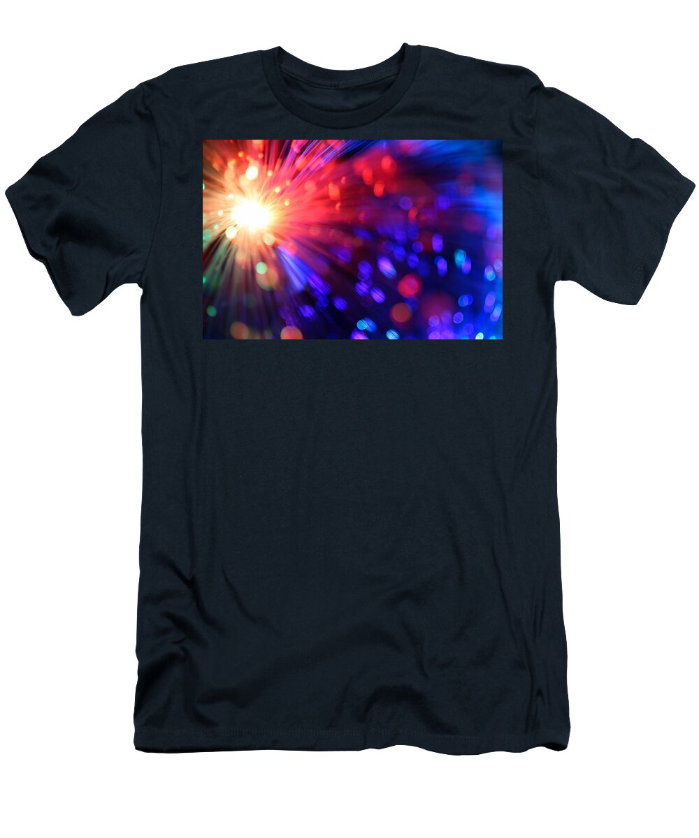 Abstract T-Shirt featuring the photograph Revolution by Dazzle Zazz