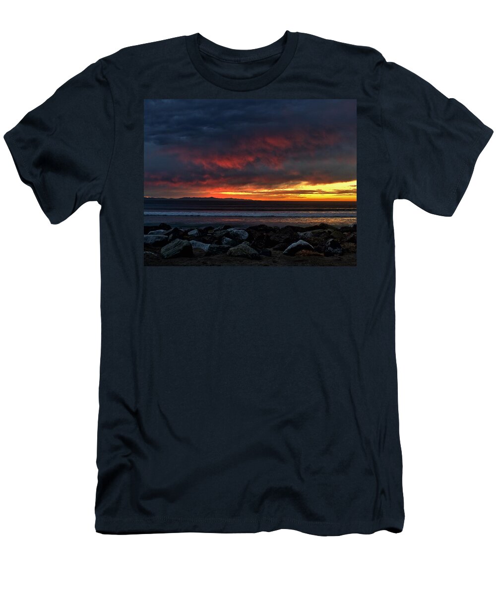 Santa Cruz Island T-Shirt featuring the photograph Santa Cruz Rocks by Michael Gordon