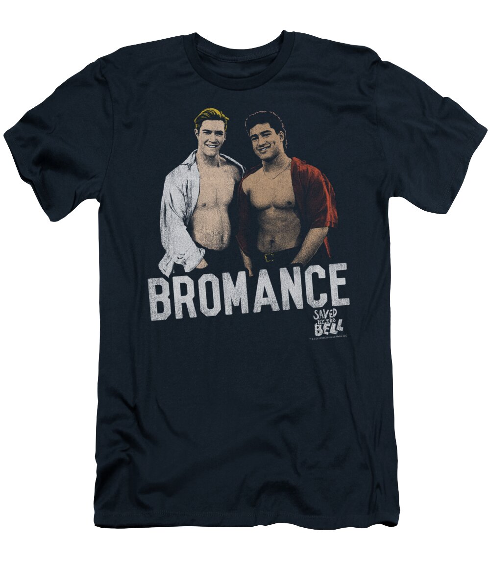 Saved By The Bell T-Shirt featuring the digital art Saved By The Bell - Bromance by Brand A