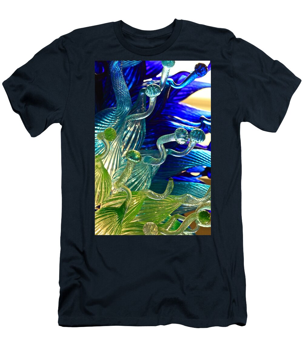Sculpture T-Shirt featuring the photograph Sea Glass by Karon Melillo DeVega