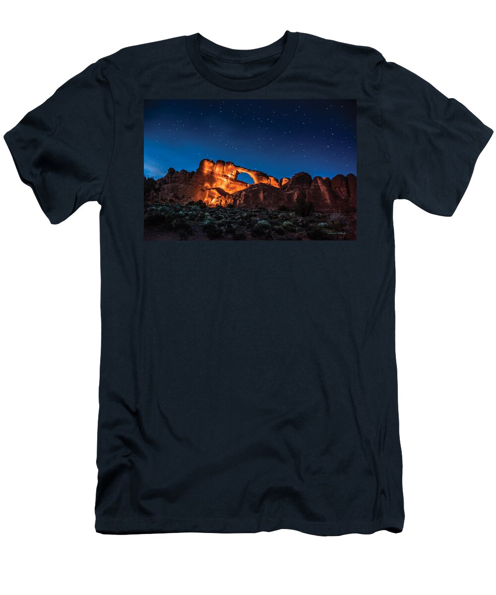  T-Shirt featuring the photograph Sky Line Light by Daniel Hebard
