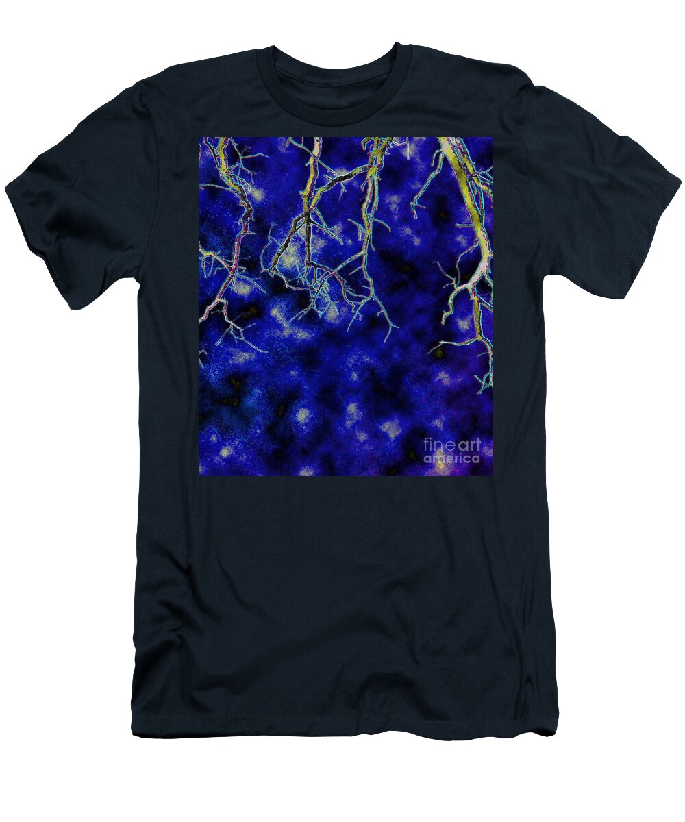 First Star Art By Jrr T-Shirt featuring the digital art Stormy Night by First Star Art