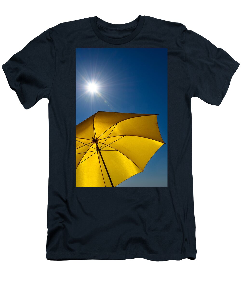 Umbrella T-Shirt featuring the photograph Sun Protection by Andreas Berthold