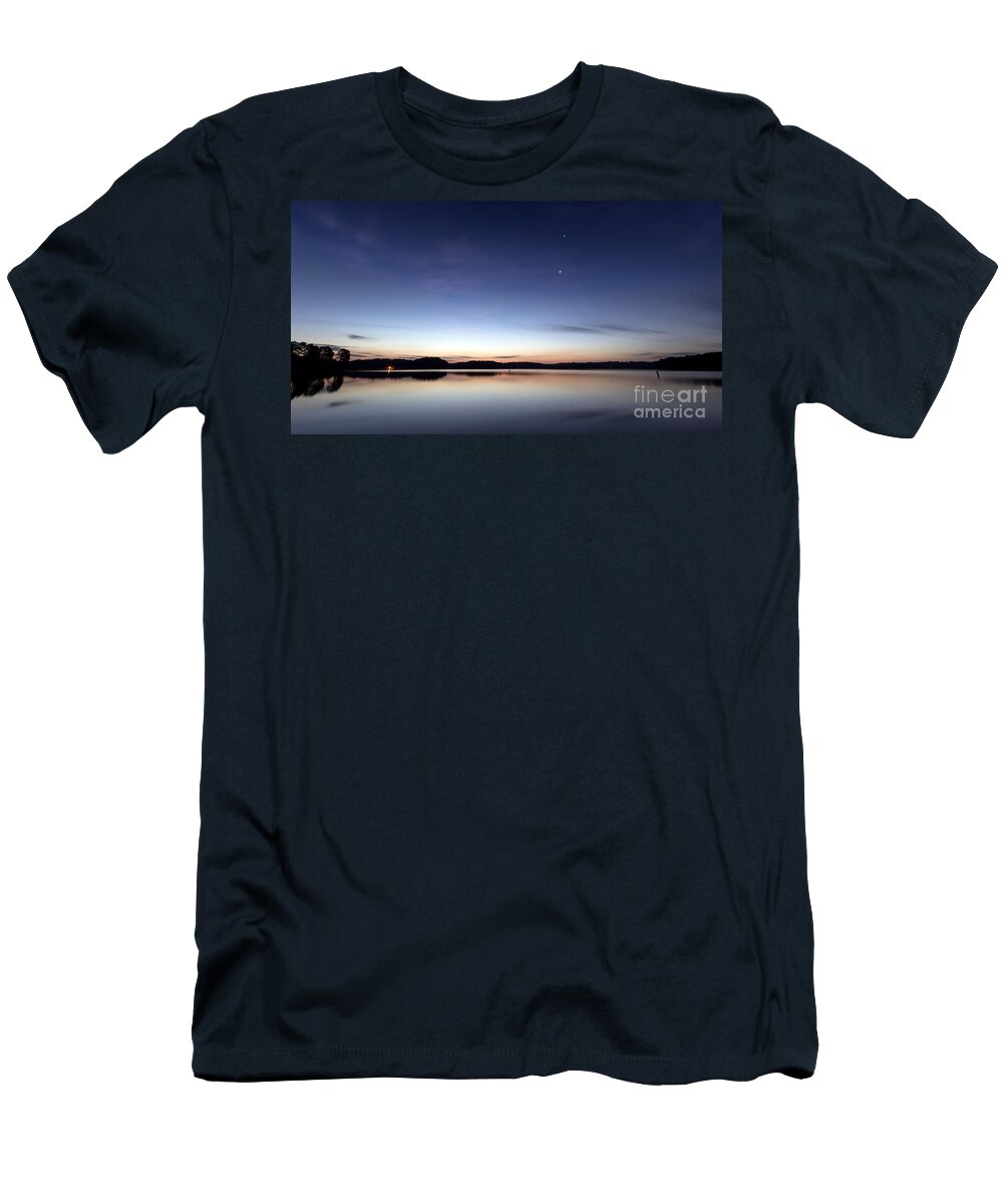 Lake-lanier T-Shirt featuring the photograph Sunrise on Lake Lanier by Bernd Laeschke