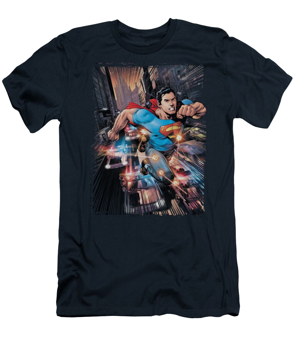 Superman T-Shirt featuring the digital art Superman - Action Comics #1 by Brand A