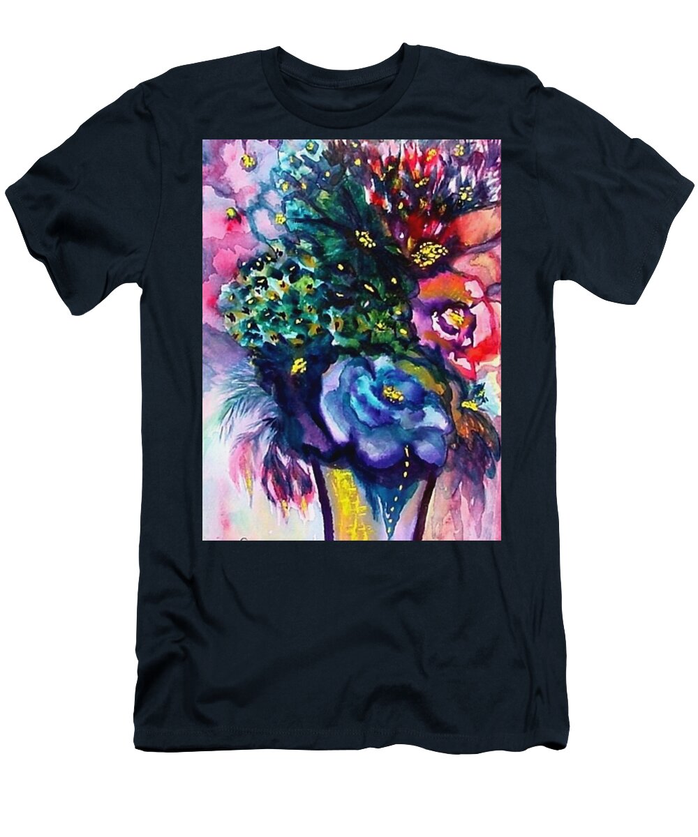 Ksg T-Shirt featuring the painting Surprising Summer by Kim Shuckhart Gunns
