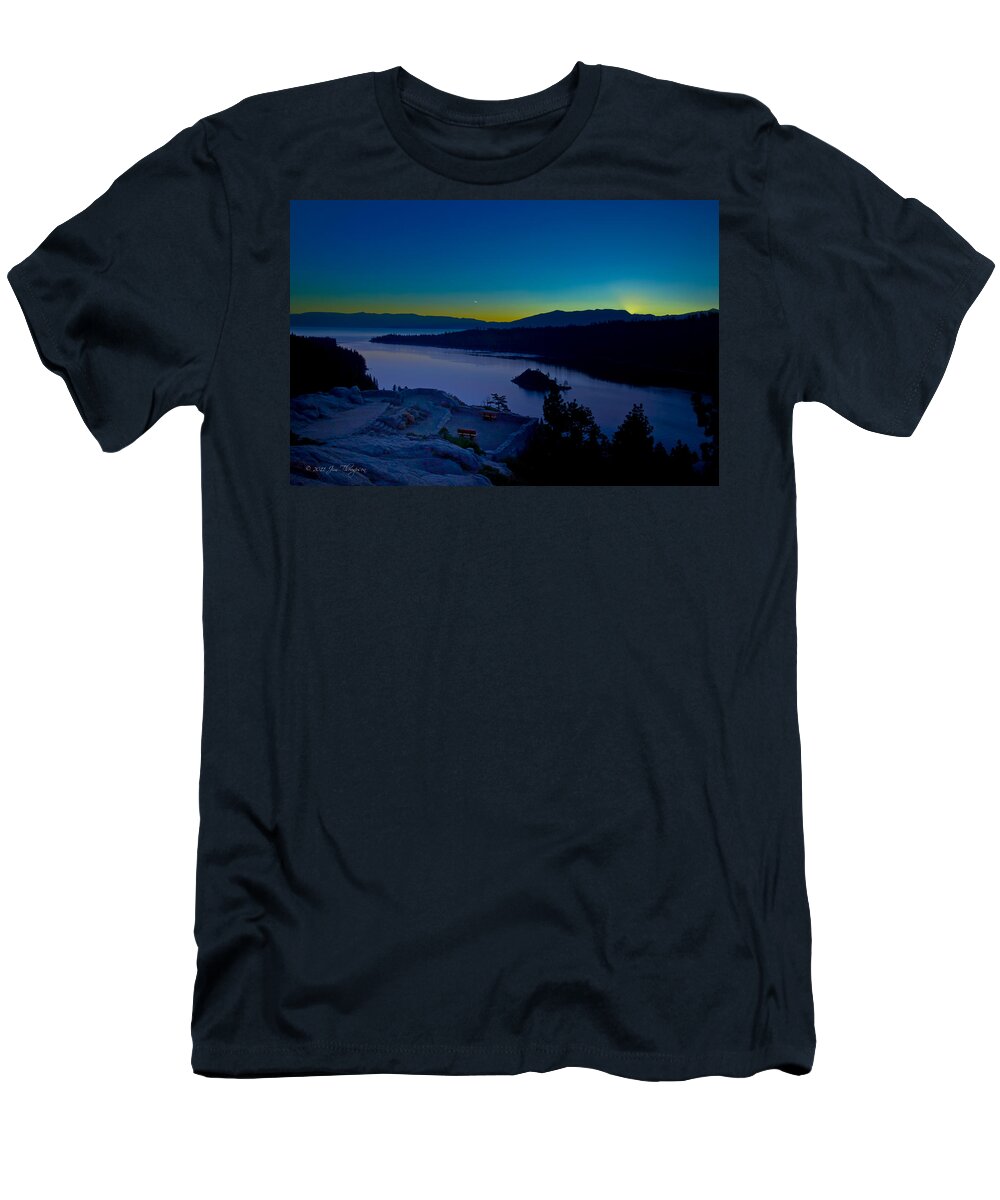 Lakes T-Shirt featuring the photograph Tahoe Sunrise by Jim Thompson