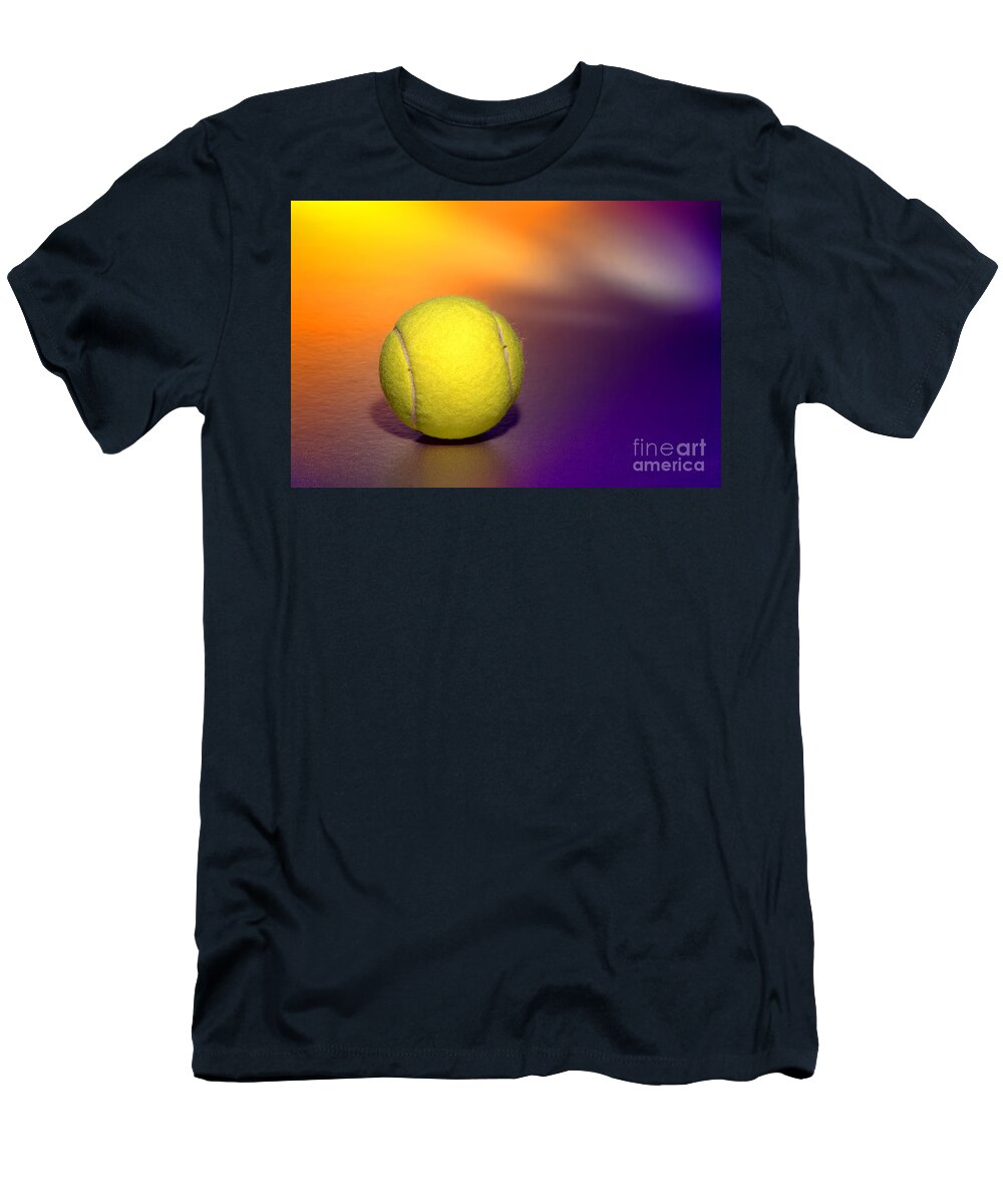 Tennis T-Shirt featuring the photograph Tennis Ball by Olivier Le Queinec