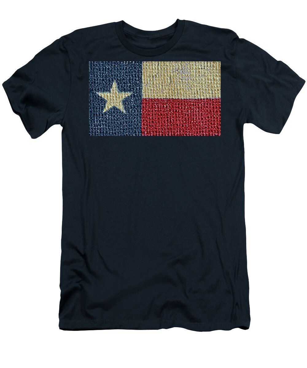 Texas T-Shirt featuring the photograph Texas Flag by Bill Owen