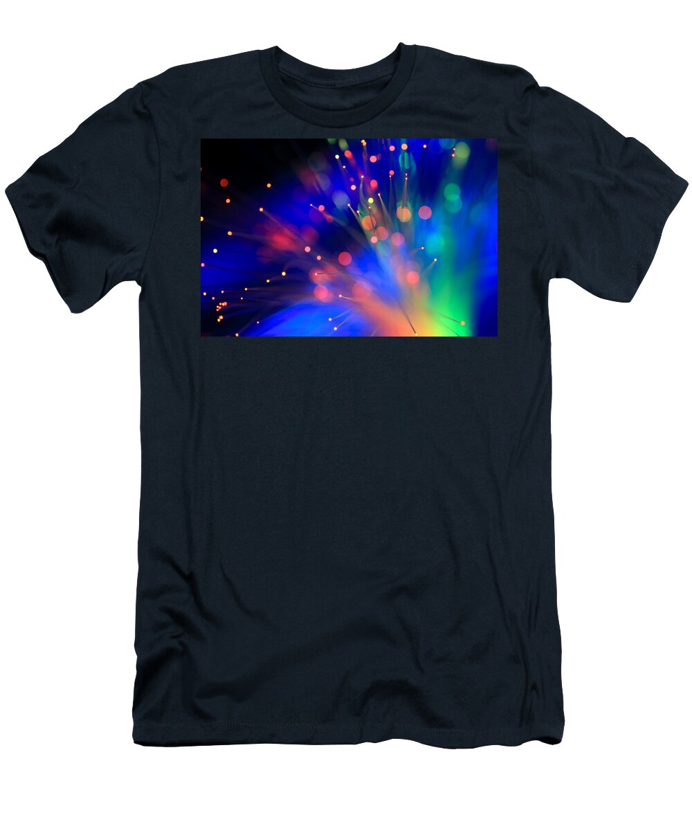 Abstract T-Shirt featuring the photograph That Old Black Magic by Dazzle Zazz