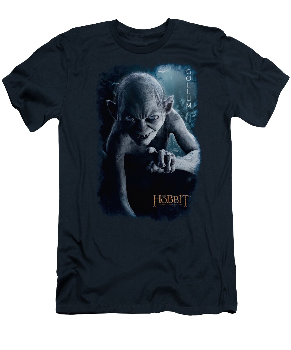 The Hobbit - Gollum Poster T-Shirt by Brand A - Pixels | T-Shirts