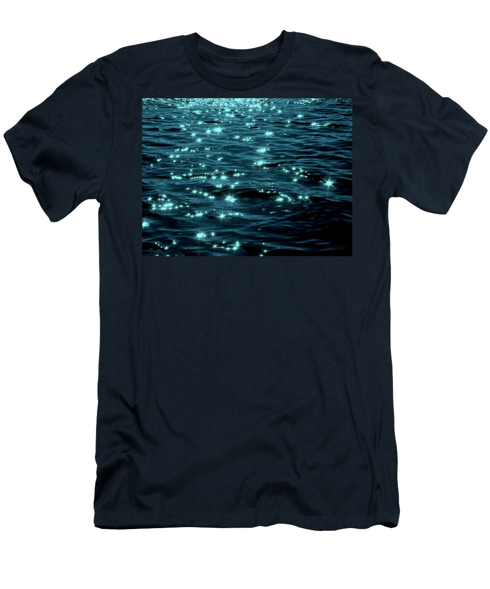 Water T-Shirt featuring the photograph Twilight on the Waters by Deborah Crew-Johnson